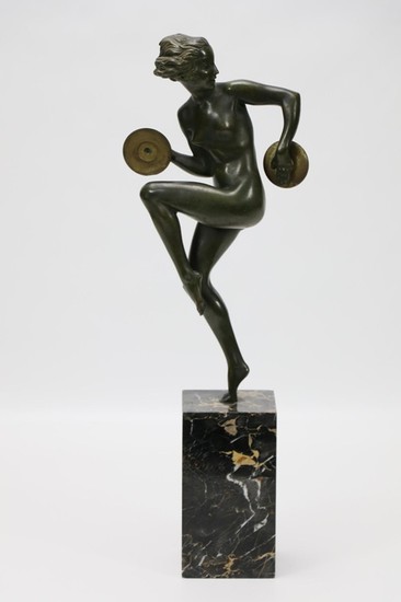 Aurore ONU (XIXème-XXème). Danseuse aux cymbales. …