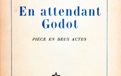 BECKETT, S. En attendant Godot. Pièce en deux actes. (Paris), Les Éditions de Minuit, 1952....