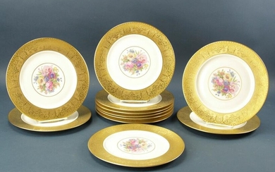 Bavarian Selb Gold Plates