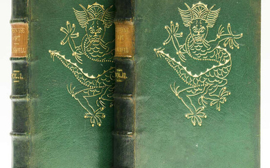Bindings.- China.- Bushell (Stephen W.) Chinese Art, 2 vol., in contemporary green morocco with dragon designs, V&A, 1921.
