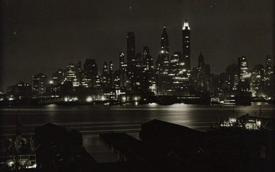 CARL MYDANS (1907-2004) Manhattan From Brooklyn