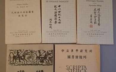CENTRE FRANCO-CHINOIS, lot de 5 publications...