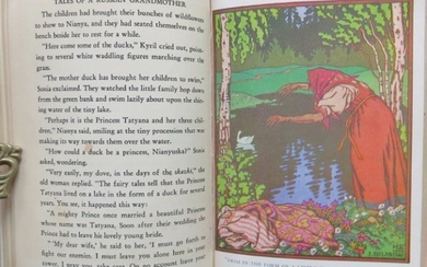 Carpenter, Tales of Russian Grandmother, Bilibin illustrations 1st US Ed. 1939