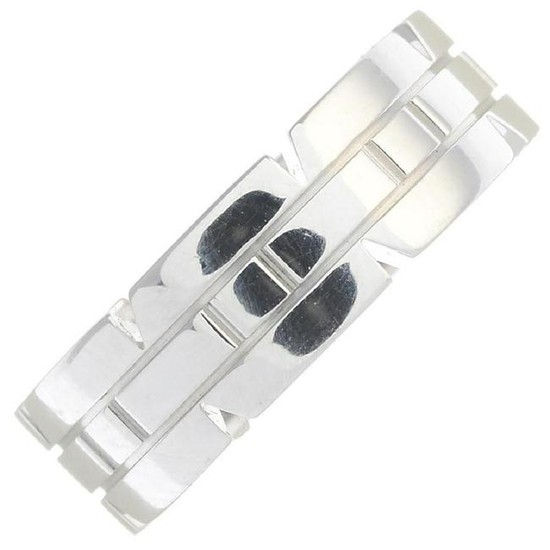 Cartier - A 'Tank Francaise' Band Ring. Designed With A