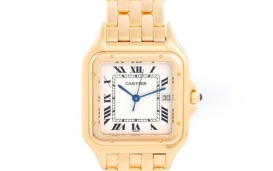 Cartier Panther 18k Yellow Gold Men's Quartz Watch