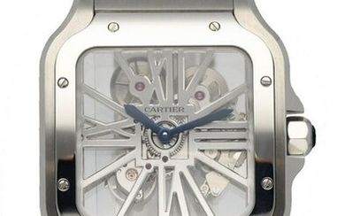 Cartier Santos WHSA0015 Large Skeleton Men's Watch Box