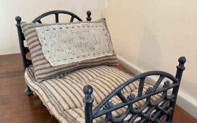 Cast Iron Child's Doll Bed