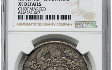 China: , Hsüan-t'ung Dollar Year 3 (1911) XF Details (Chopmarked) NGC,...