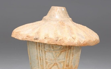 Chinese Han Dynasty Glazed Covered Vessel