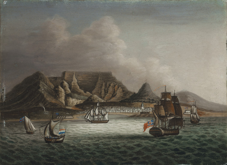 Chinese School, early 19th Century, after William Marshall Craig, A View of the Cape of Good Hope