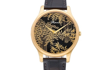 Chopard L.U.C. XP Urushi, Reference 161902-5055 | A brand new pink gold wristwatch with Japanese Urushi lacquered dial, Circa 2015 | 蕭邦 | L.U.C. XP Urushi 型號161902-5055 | 全新粉紅金腕錶，備日式漆製錶盤，約2015年製