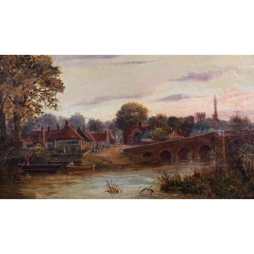 Circle of Henry Maidment (act.1889-1914) British. Sonning on...