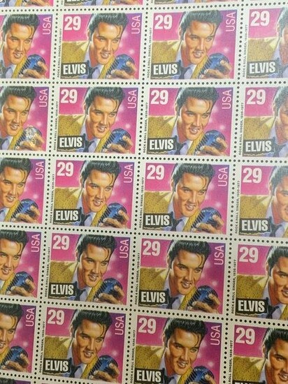 Collectible Elvis Presley Mail Stamps