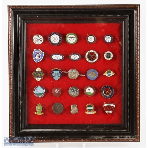 Collection of 25x early and some rare Golf Club Enamel Membe...