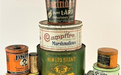 Collection of Tins and Advertising