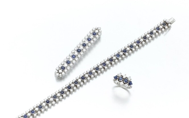 Collection of sapphire and diamond jewels (Collezione di gioielli in diamanti e zaffiri)