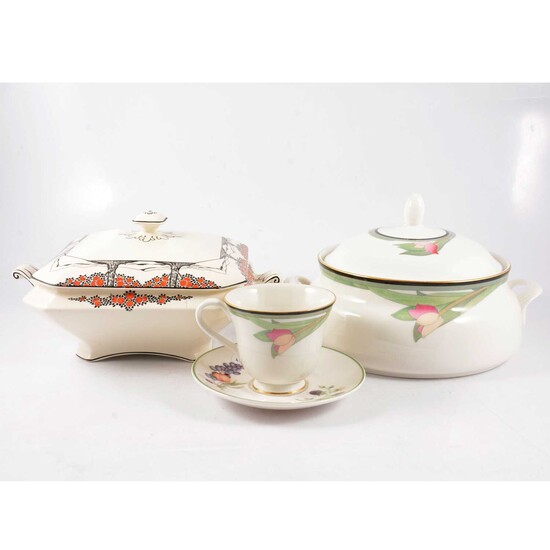 Crown Ducal 'Orange Tree' pattern part dinner service, and other tablewares.