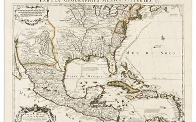 DE L'ISLE, GUILLAUME, after. Carte du Mexique et de la