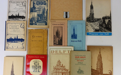 DELFT -- COLLECTION OF 22 CITY GUIDES OF DELFT. c....