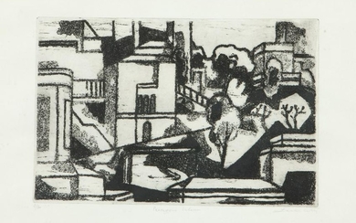 DINO GAMBETTI (1907-1988) Paesaggio