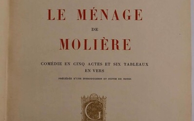 DONNAY (Maurice). Le Ménage de Molière. Comédie... - Lot 66 - Ader
