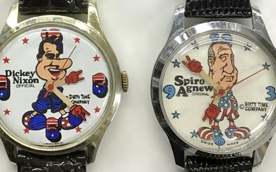 Dickey Nixon & Spiro Agnew Vintage Watches.