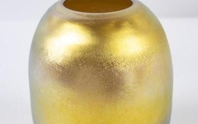 Durand Gold Iridescent Art Glass Vase