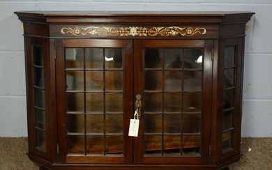Early 20th Century mahogany hanging cabinet
