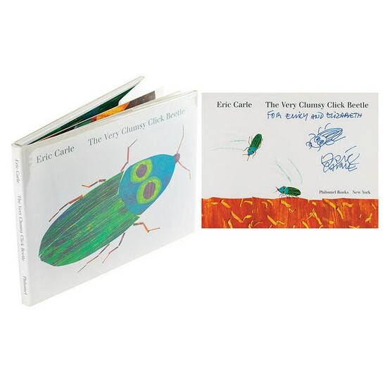 Eric Carle Signed Book with Sketch