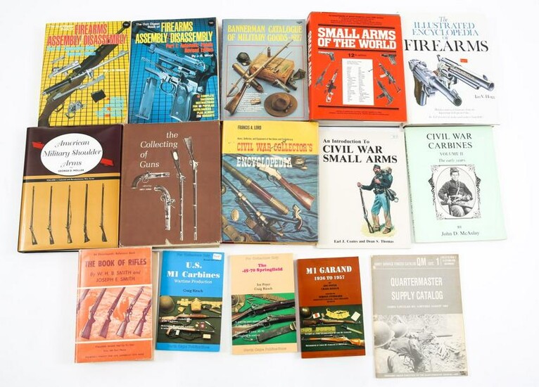 FIREARM REFERENCE BOOK LOT OF 15