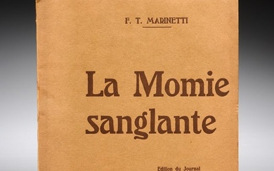F.T. Marinetti, La Momie Sanglante, signed, 1904