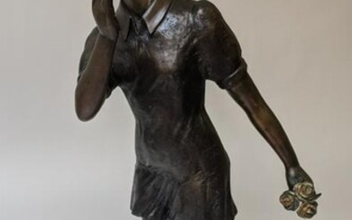 Flower Girl - Bronze Sculpture