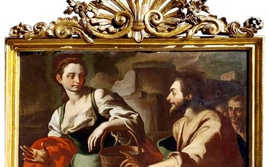 Oil painting on canvas. Francesco Solimena. Christ