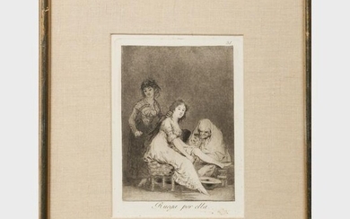 Francisco de Goya (1746-1828): Que Guerrero!; Lluvia de