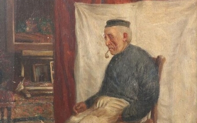 Franciscus Laurentius 'Frans' de Bruin (Delft 1879 - 1944 Breda), The artists' studio.