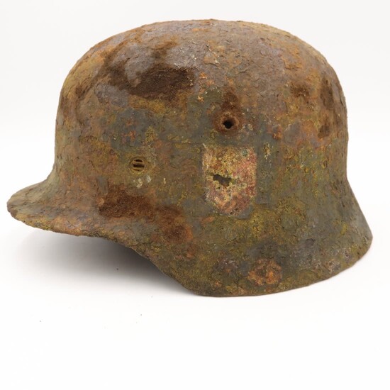 German WWII Heer Helmet - Stalingrad Relic