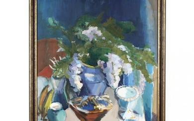 Gloria Chabot (OH), Still Life with Flower Pots
