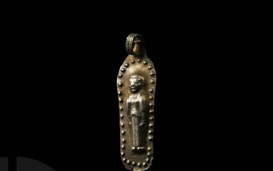 Graeco-Phoenician Silver Pendant with Kore