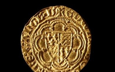 Great Britain, Edward III (1327-1377), Gold Quarter-Noble