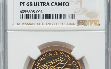 Great Britain: , Elizabeth II gold Proof "London Olympic Centenary" 2 Pounds 2008 PR68 Ultra Cameo NGC,...