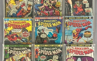 Group of 9 Marvel The Amazing Spider-Man Comic Books