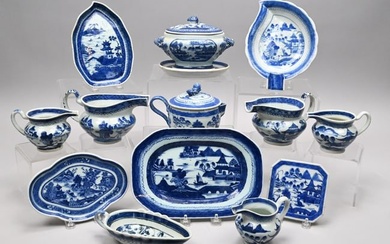 Group of Chinese Export Canton Porcelain Wares