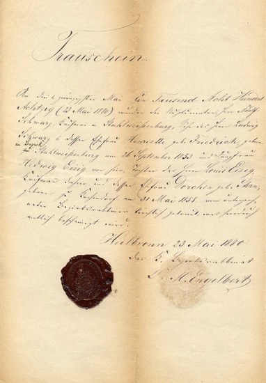 Group of Documents and Letters from Hungarian Rabbis. 1830-1944. Part C