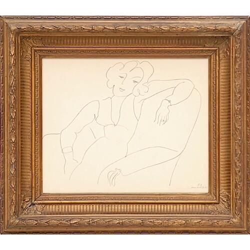 HENRI MATISSE 'Reclining woman B3', 1943, collotype, signed ...