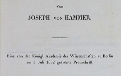 Hammer-(Purgstall),J.v.
