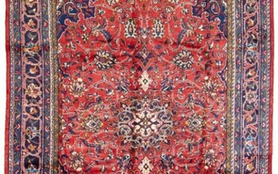 Hand-knotted Arak Wool Rug 7'3" x 10'7"