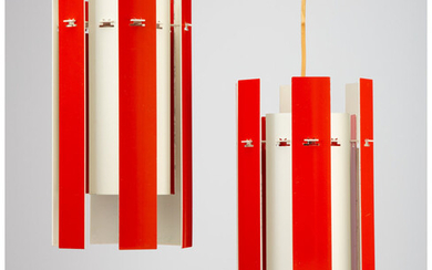 Henning Rehhof (20th century), Pair of Cocktail Pendant Lights (designed 1971)