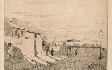 Henri ROUART (1833-1912) Camp militaire.... - Lot 166 - Beaussant Lefèvre & Associés