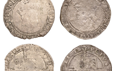 Henry VIII (1509-1547), Posthumous coinage (1547-50), Sixpenny Groats (2), both type IV,...