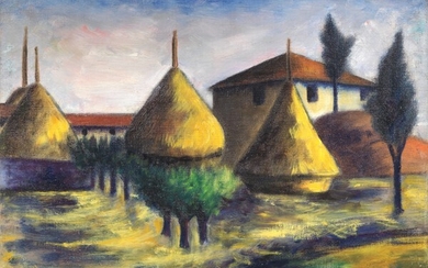 I pagliai, 1939, Ottone Rosai (Firenze 1895 - Ivrea (To) 1957)